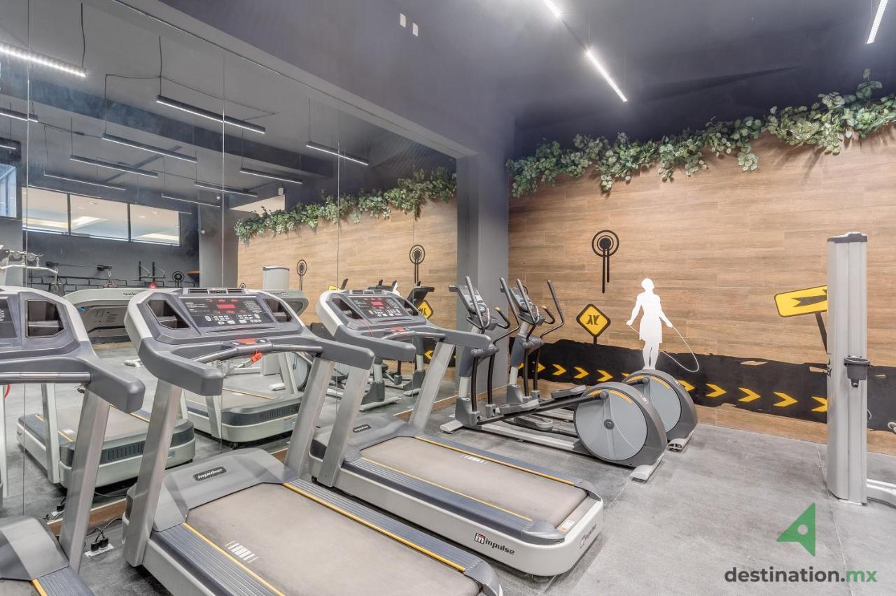 Charming Apartment With Pool, Gym, And Jacuzzi - Kansas 113 墨西哥城 外观 照片